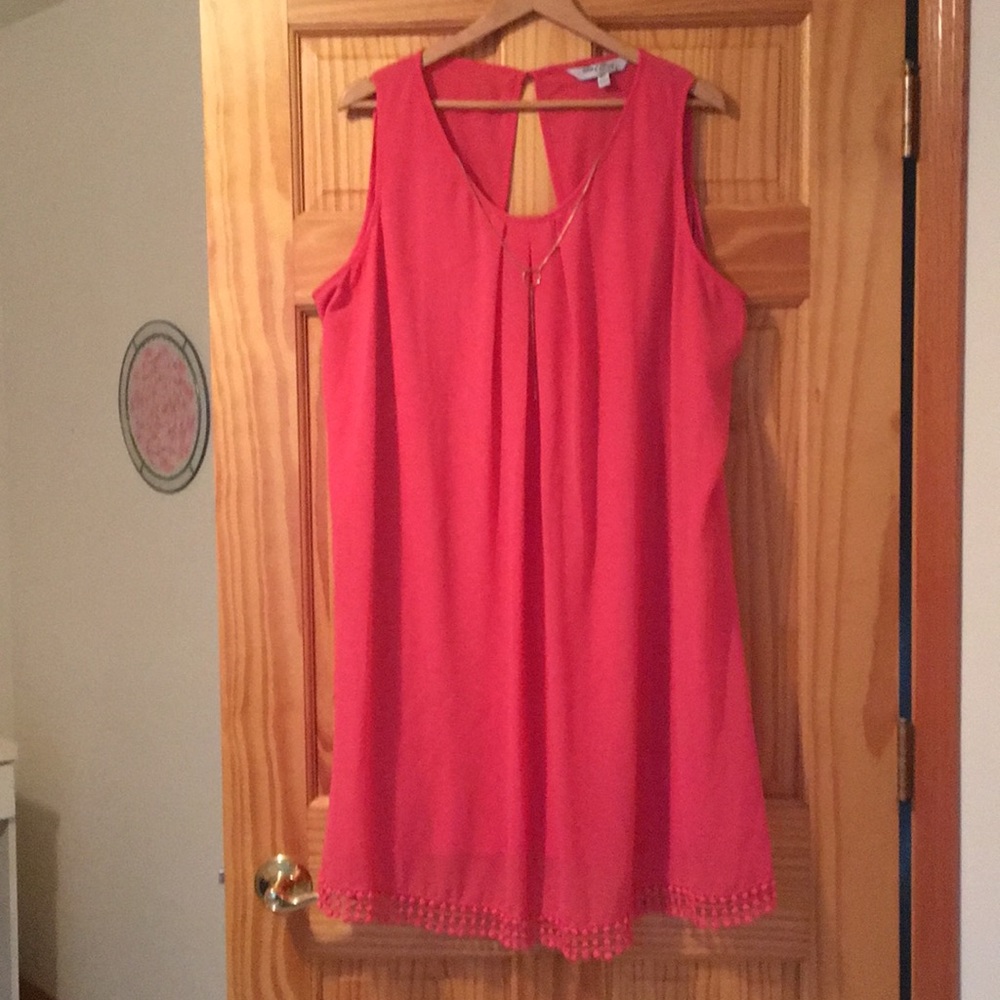 Peach - Pink Flow Dress - Size 3X